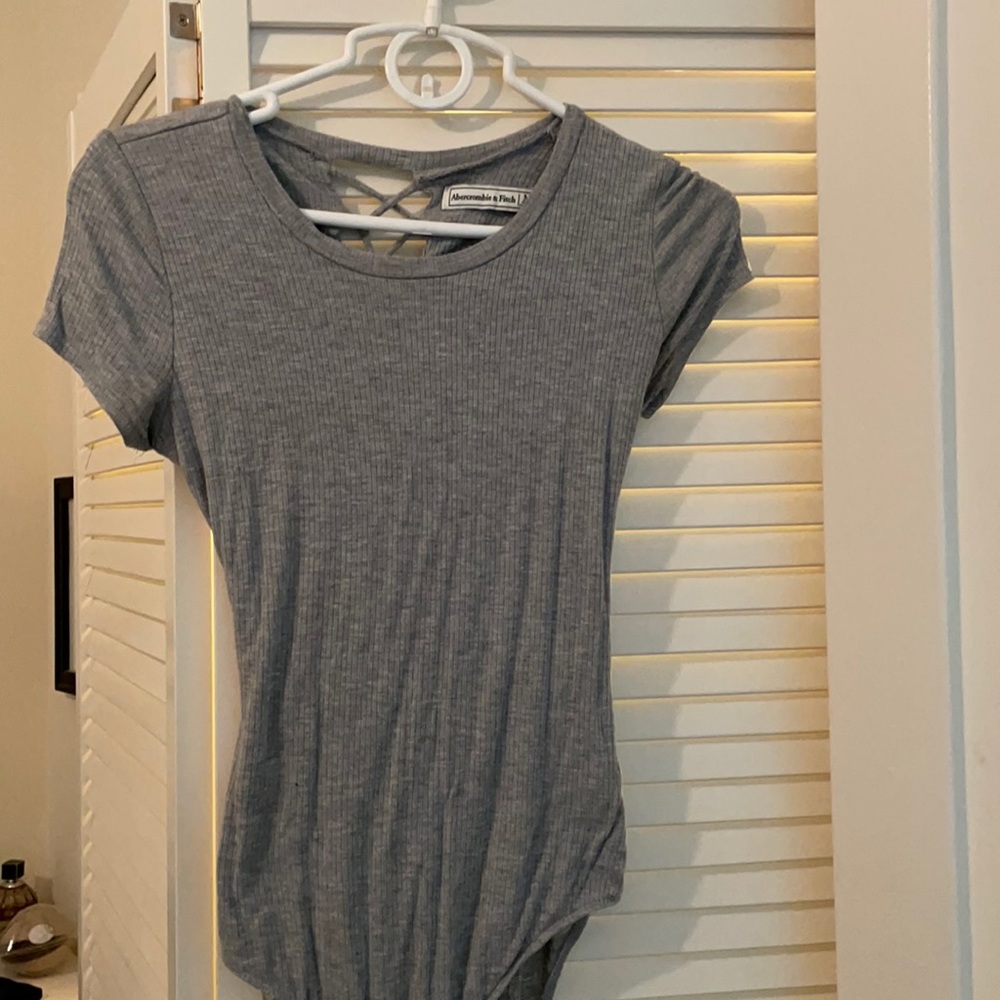 Abercrombie and Fitch tie up body suit